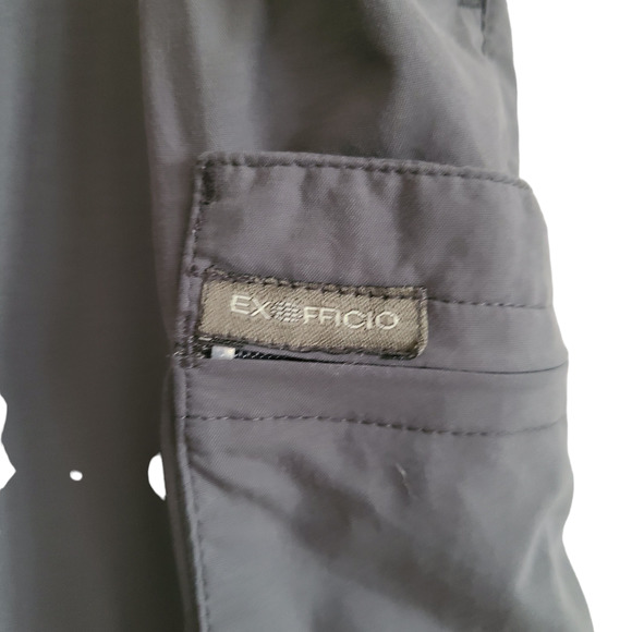 EXOFFICIO Convertible Zip Off Travel Pants Putty Gray Women's 14 - Picture 7 of 14